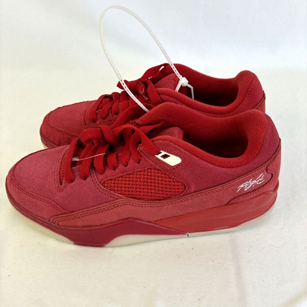 Nike Air Jordan Flight Court Women’s Size 6.5 Varsity Red Muslin Sail FZ9854-601 - Picture 3 of 6